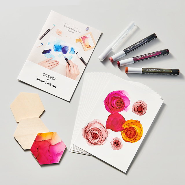 コピック アルコールインクアートセット 03 木製パネル付き 画材 文具雑貨の通販 Toolswebshop Cotoramonora