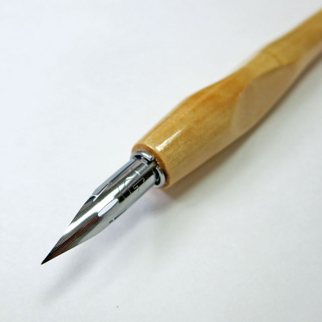 木製ペン軸 SL450 エルゴグリップ白木｜画材・文具雑貨の通販 