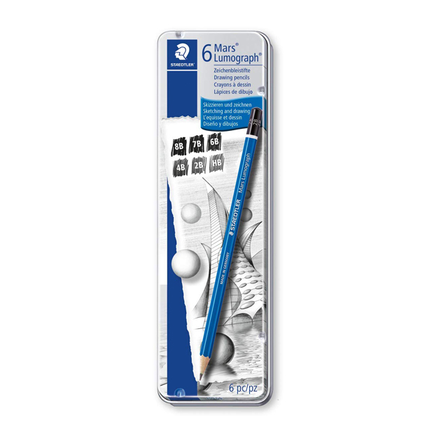 STAEDTLER マルス ルモグラフ 製図用高級鉛筆 6硬度セット｜モノづくりを楽しむサイト cotora monora (コトラモノラ)