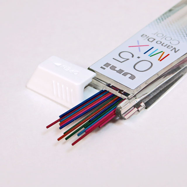 ユニ ナノダイヤ シャープ替芯 0 5mm Mix 画材 文具雑貨の通販 Toolswebshop Cotoramonora
