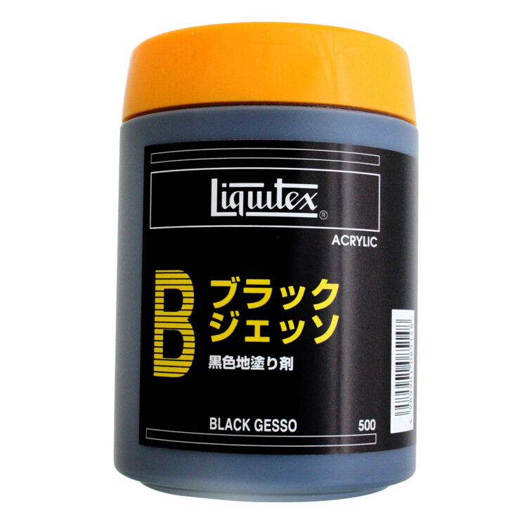 リキテックス ブラックジェッソ 500ml｜画材・文具雑貨の通販