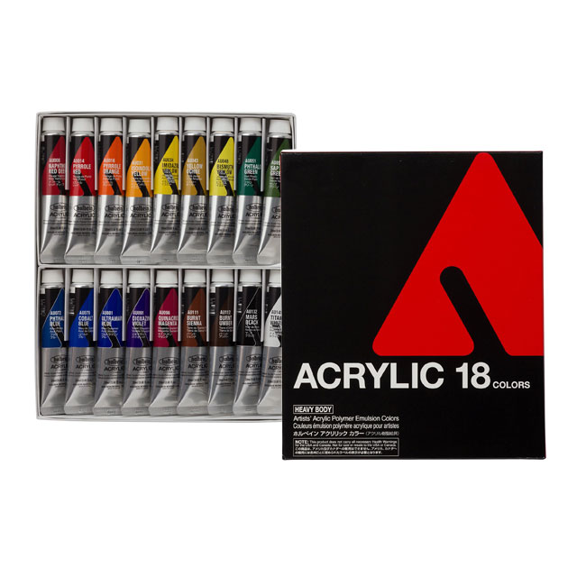 ホルベイン アクリリックカラー18セット｜画材・文具雑貨の通販 Toolswebshop/cotoramonora