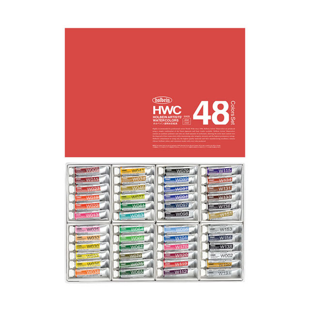 ホルベイン透明水彩絵具 48色セット｜画材・文具雑貨の通販 