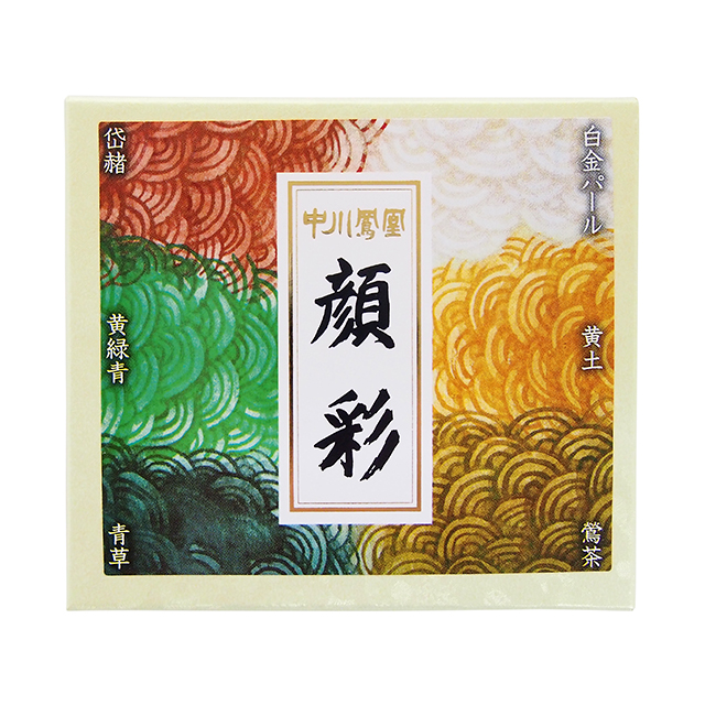 ナカガワ胡粉 鳳凰顔彩 6色セット翠｜画材・文具雑貨の通販