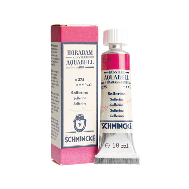 中国美術琺瑯彩水注 限定品】シュミンケ ホラダム透明水彩絵具 15ml ソルフェリーノ｜画材