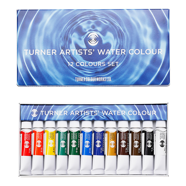 水彩絵具 チューブ 大量 絵具 『プロフェッショナル ウォーターカラー 18色セット 5ml