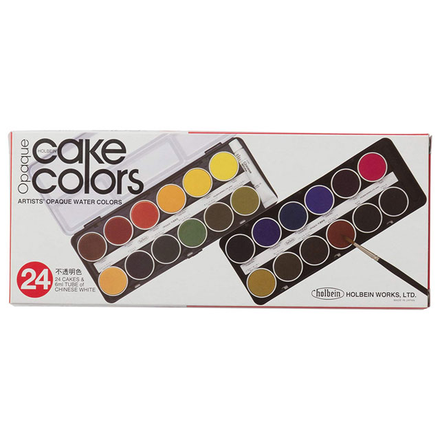 ホルベイン ケーキカラー 不透明24色セット 画材 文具雑貨の通販 Toolswebshop Cotoramonora