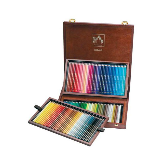 カランダッシュ パブロ 120色セット カランダッシュ パブロ 色鉛筆120色木箱入りセット｜画材・文具