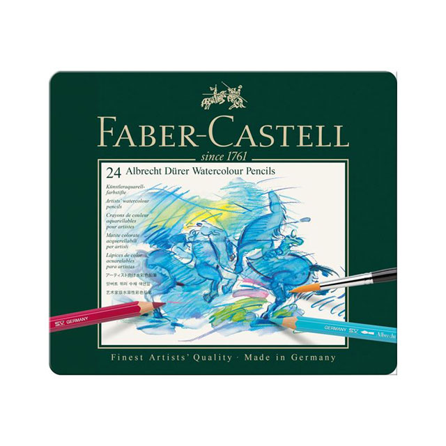 Faber-Castell アルブレヒト・デューラー マグナス 24色水彩色鉛筆 アルブレヒトデューラー水彩色鉛筆 24色セット｜画材・文具雑貨