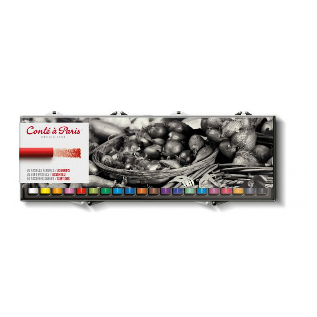 コンテ・ア・パリ ソフトパステル アソート20色セット 50208|画材・文具雑貨の通販 Toolswebshop/cotoramonora コンテ・ア・パリ ソフトパステル アソート20色セット 50208|画材・文具雑貨の通販 Toolswebshop/cotoramonora