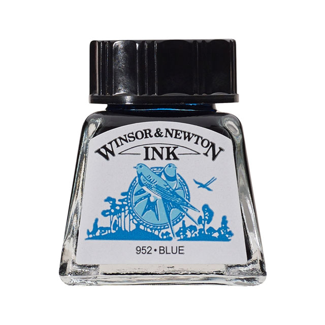 W&Nドローイングインク 14ml 032 ブルー｜画材・文具雑貨の通販