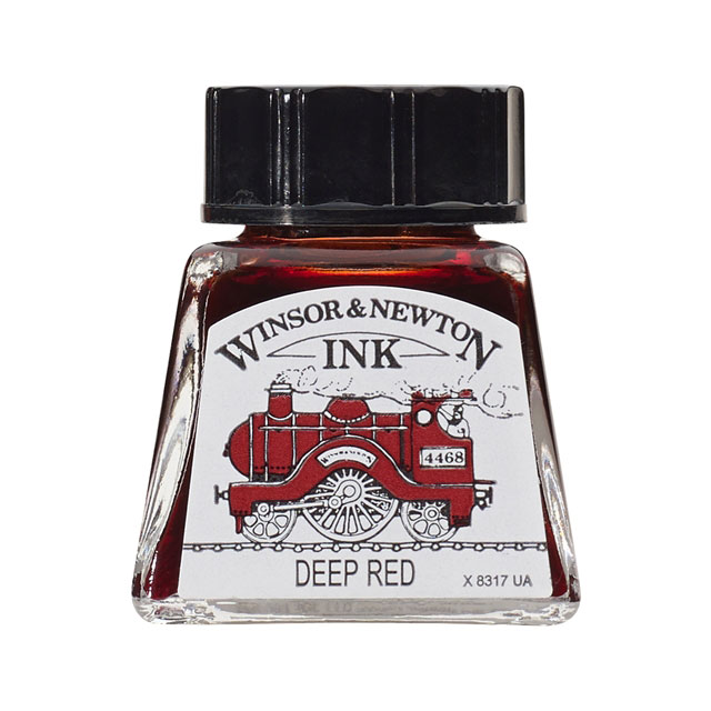 W&Nドローイングインク 14ml 227 ディープレッド｜画材・文具雑貨の