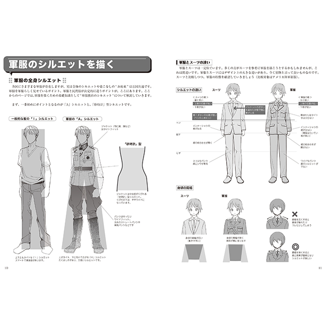 軍服の描き方 仕組みからわかる世界の軍装 軍服 画材 文具雑貨の通販 Toolswebshop Cotoramonora