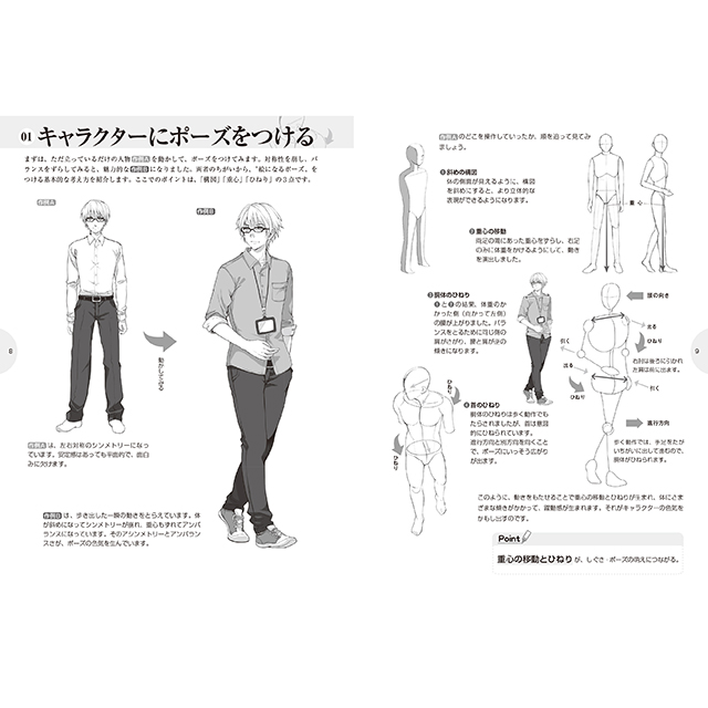 メンズ萌えキャラクターの描き方 しぐさ ポーズ編 画材 文具雑貨の通販 Toolswebshop Cotoramonora