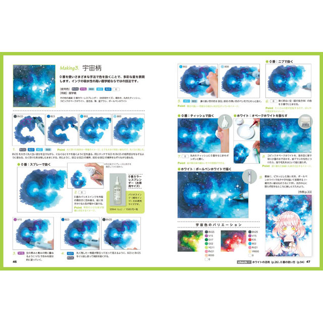 24色でできる はじめてのコピック背景 画材 文具雑貨の通販 Toolswebshop Cotoramonora