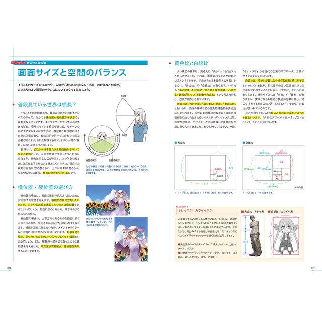 イラスト 漫画のための構図の描画教室 画材 文具雑貨の通販 Toolswebshop Cotoramonora