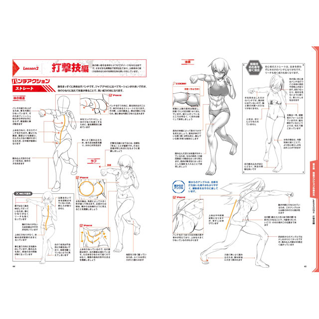 格闘 アクションポーズ作画テクニック集 画材 文具雑貨の通販 Toolswebshop Cotoramonora