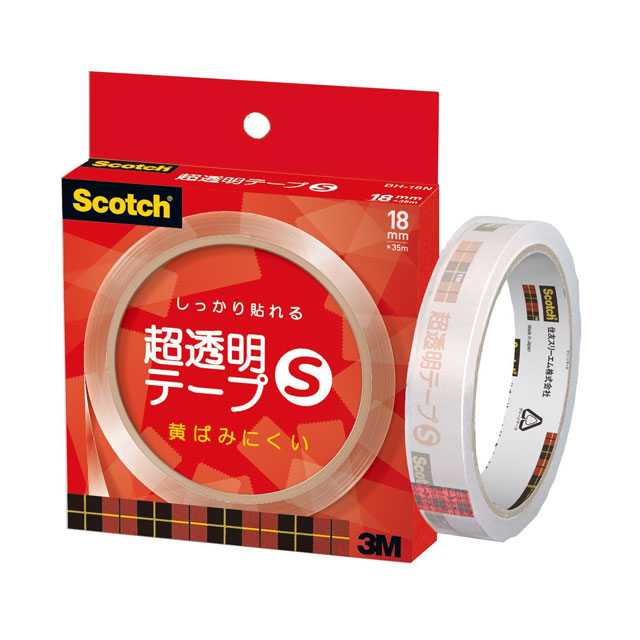 3m 超透明テープs 18mm Bh 18n 画材 文具雑貨の通販 Toolswebshop Cotoramonora