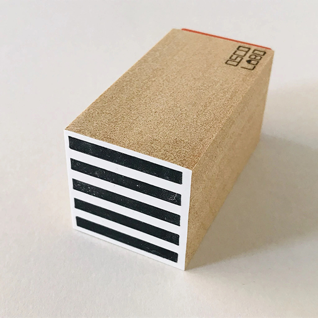 カタチ×モヨウスタンプ 四角 ボーダー｜モノづくりを楽しむ