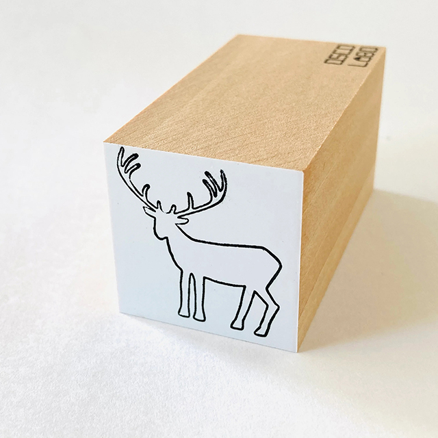 ドウブツ×モヨウスタンプ トナカイ 線｜モノづくりを楽しむサイト